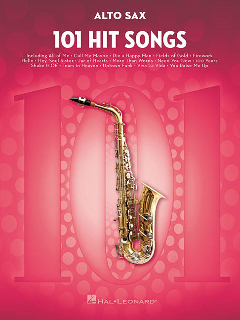 Book cover for 101 Hit Songs for Alto Sax