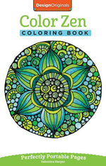 Book cover for Color Zen Coloring Book: Perfectly Portable Pages