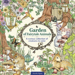 Book cover for Garden of Fairytale Animals: A Curious Collection of Creatures to Color