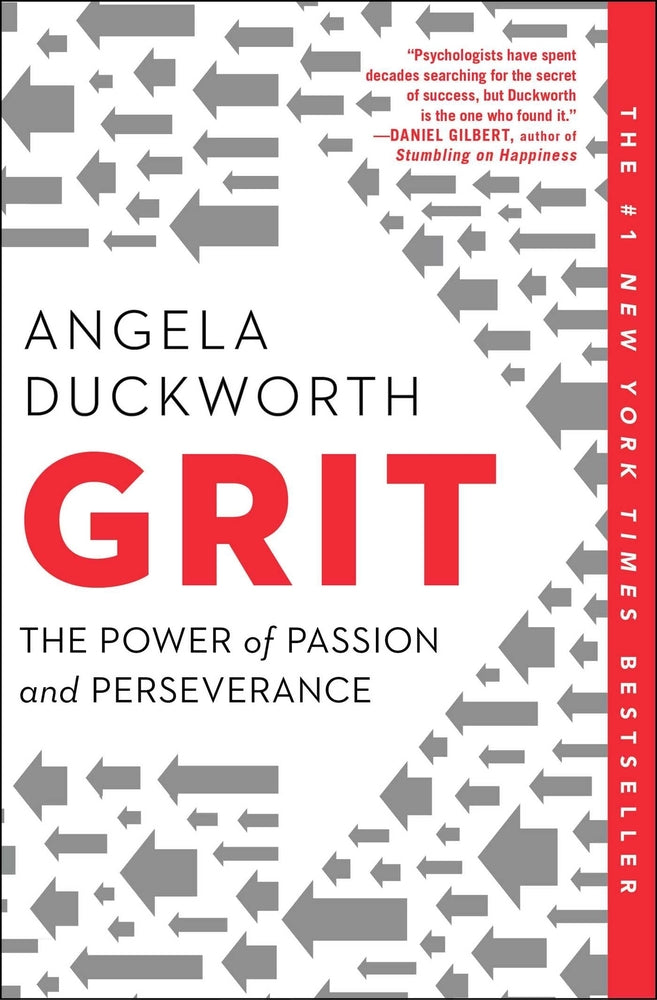 Book cover for Grit: The Power of Passion and Perseverance