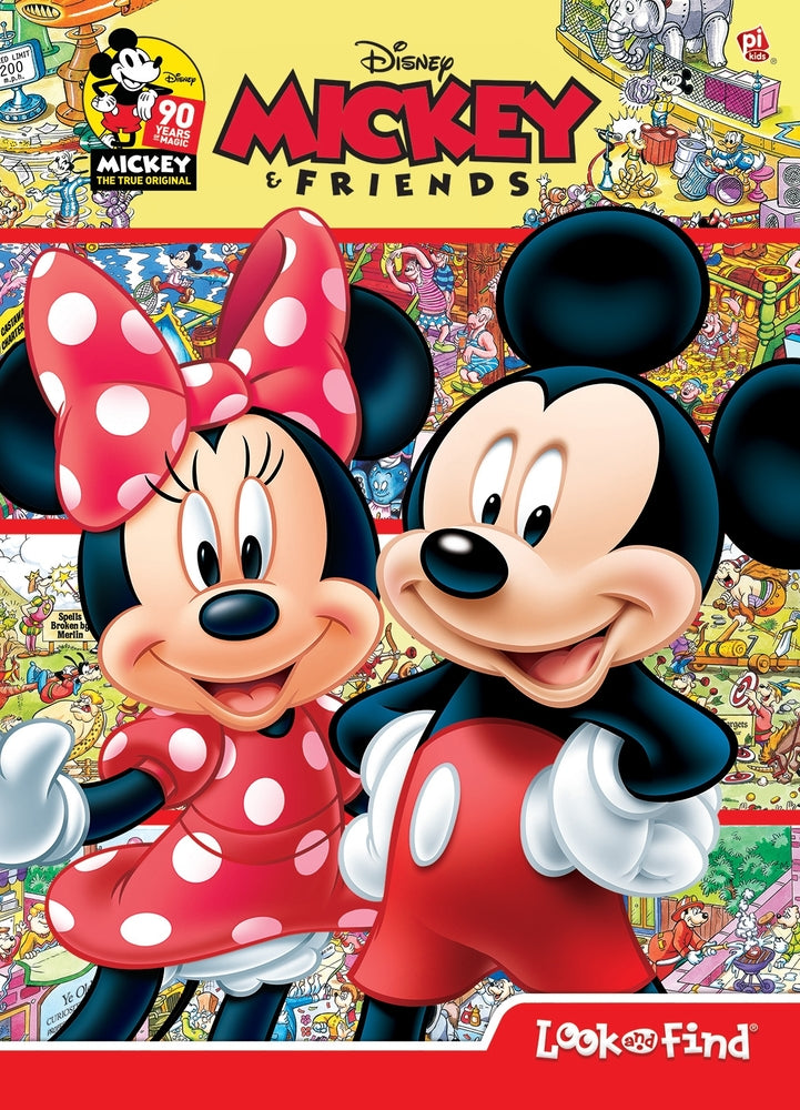 Book cover for Disney Mickey and Friends: Look and Find