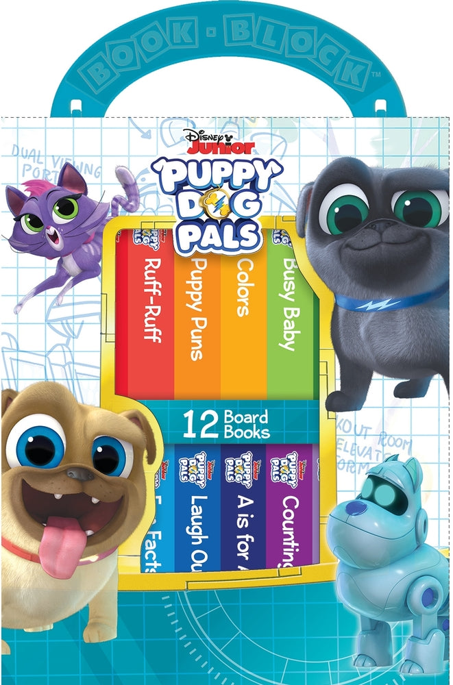 Book cover for Disney Junior Puppy Dog Pals: 12 Board Books
