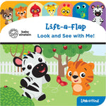 Book cover for Baby Einstein: Look and See with Me! Lift-A-Flap Look and Find