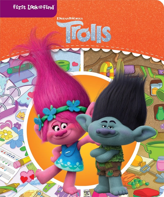 Book cover for DreamWorks Trolls: First Look and Find