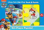 Book cover for Nickelodeon Paw Patrol: Little First Look and Find Book & Puzzle