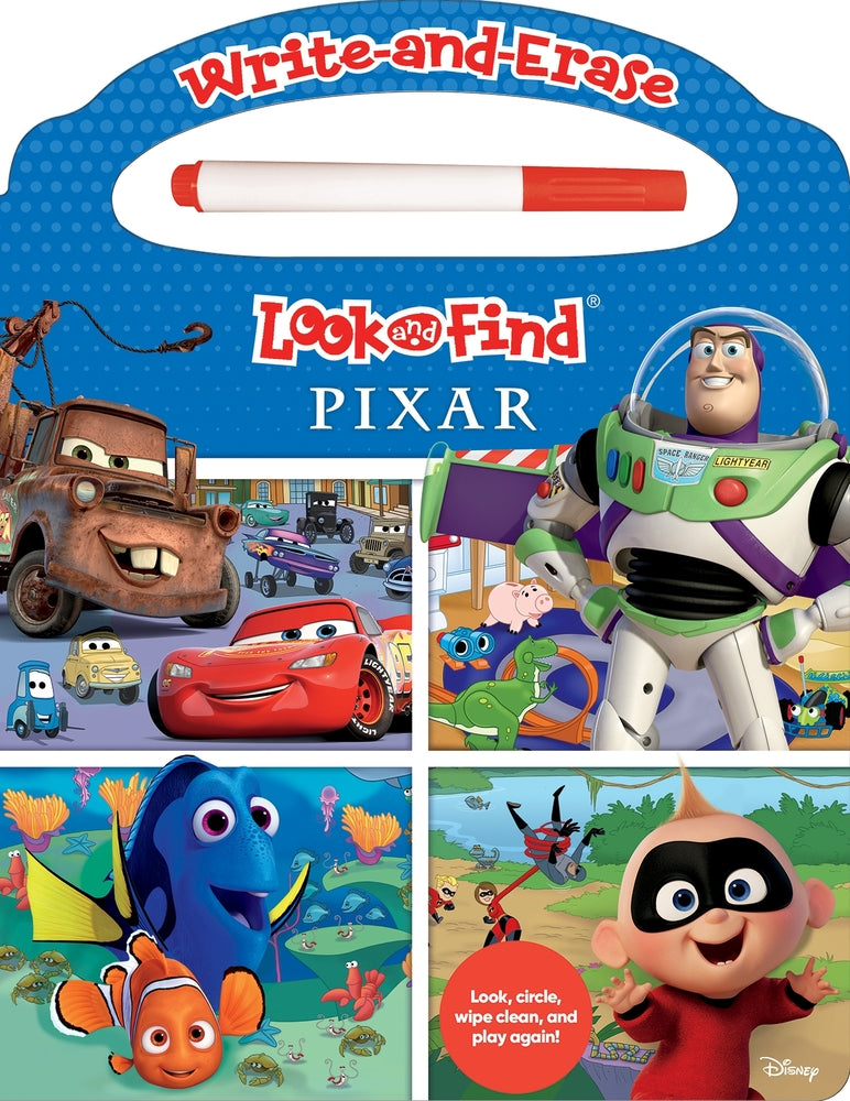 Book cover for Disney Pixar: Write-And-Erase Look and Find