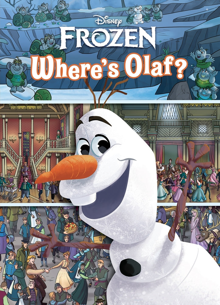 Book cover for Disney Frozen: Where's Olaf? Look and Find