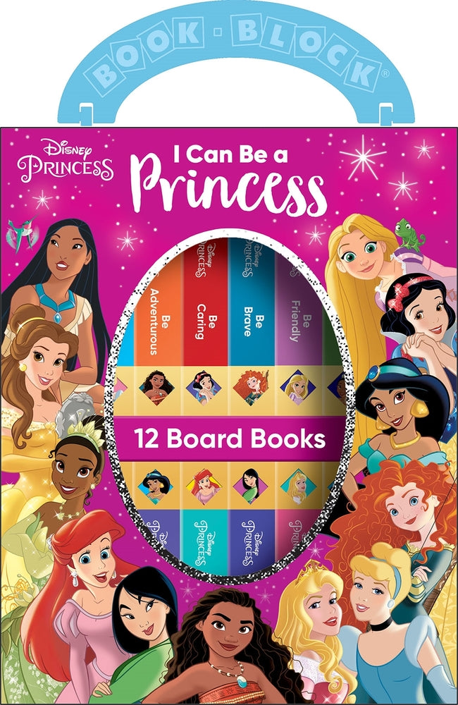 Book cover for Disney Princess: I Can Be a Princess 12 Board Books