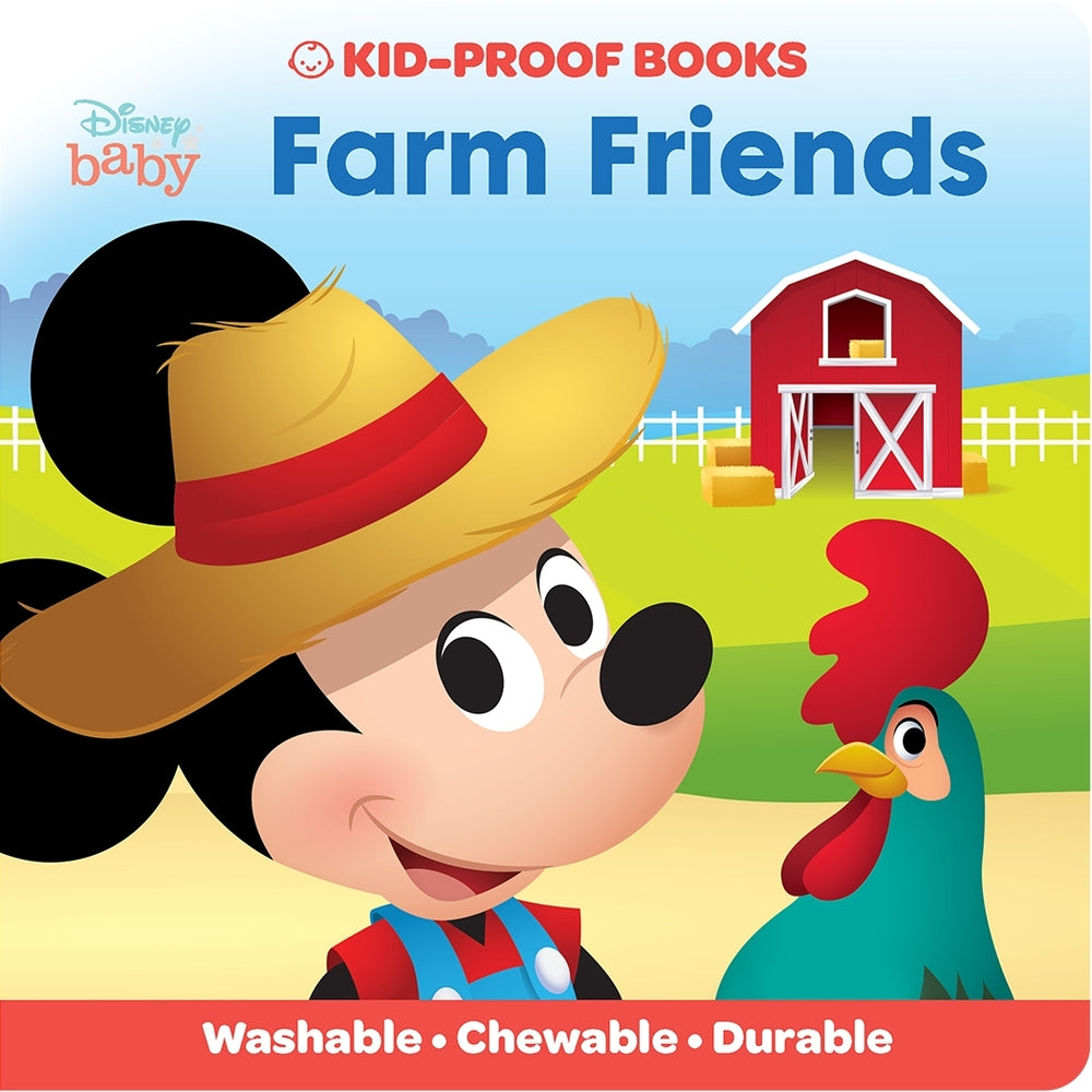Book cover for Disney Baby: Farm Friends Kid-Proof Books