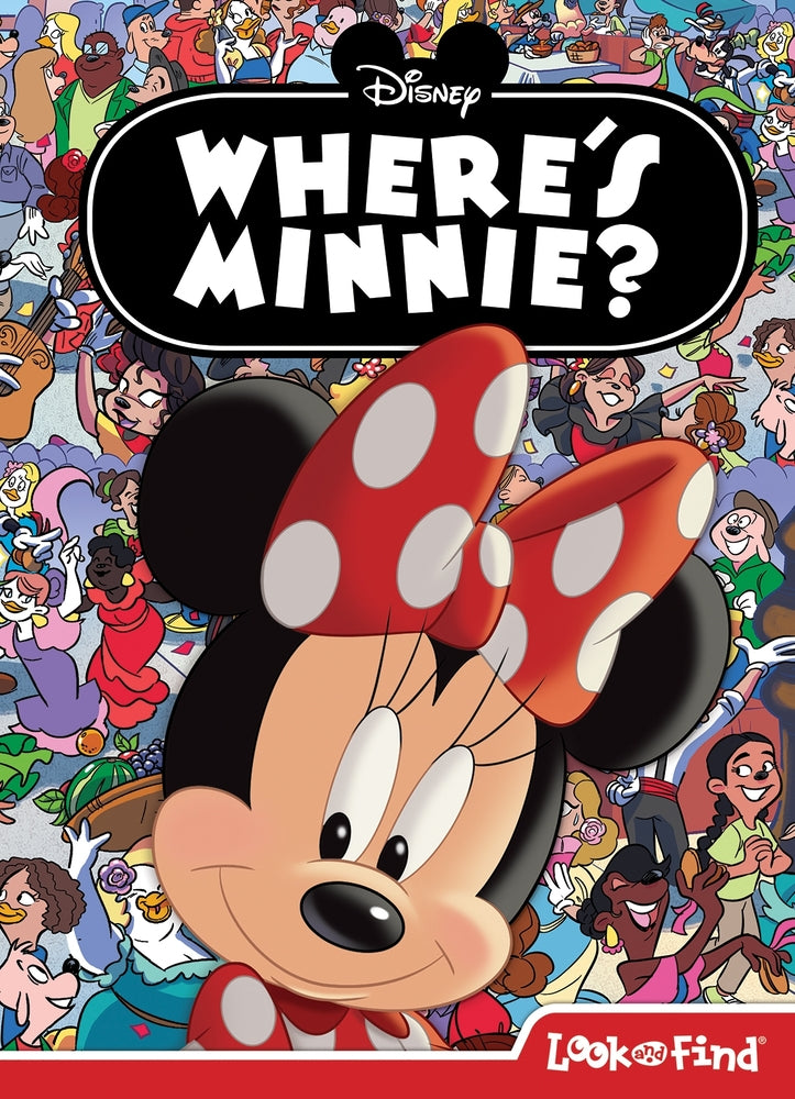 Book cover for Disney: Where's Minnie? a Look and Find Book