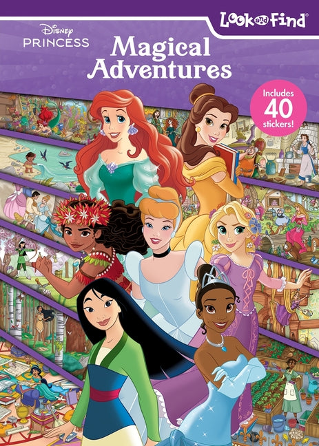 Book cover for Disney Princess: Magical Adventures Look and Find