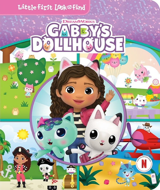 Book cover for DreamWorks Gabby's Dollhouse: Little First Look and Find