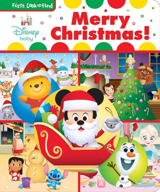 Book cover for Disney Baby: Merry Christmas! First Look and Find