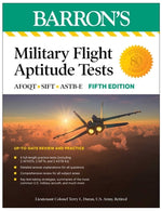 Book cover for Military Flight Aptitude Tests, Fifth Edition: 6 Practice Tests + Comprehensive Review