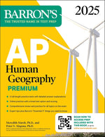 Book cover for AP Human Geography Premium, 2025: Prep Book with 6 Practice Tests + Comprehensive Review + Online Practice