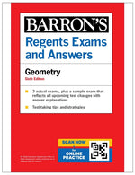 Book cover for Regents Exams and Answers: Geometry, Sixth Edition