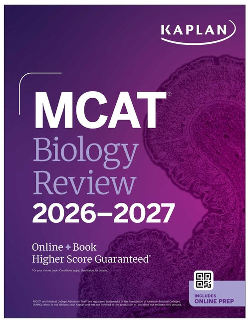 Book cover for MCAT Biology Review 2026-2027: Online + Book
