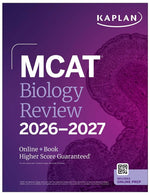 Book cover for MCAT Biology Review 2026-2027: Online + Book