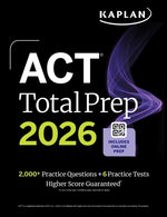 Book cover for ACT Total Prep 2026: Includes 6 Full Length Tests, 2,000+ Practice Questions + Online Access to a 500+ Question Bank & Video Tutorials