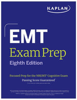 Book cover for EMT Exam Prep, Eighth Edition: Focused Prep for the Nremt Cognitive Exam + One Full Length Practice Test