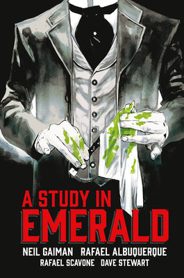 Book cover for Neil Gaiman's a Study in Emerald