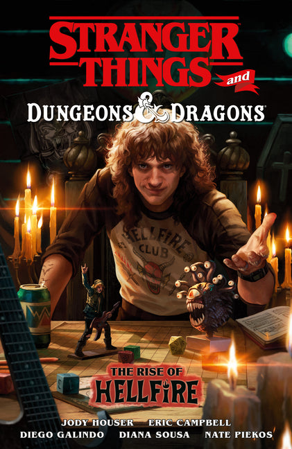 Book cover for Stranger Things and Dungeons & Dragons: The Rise of Hellfire