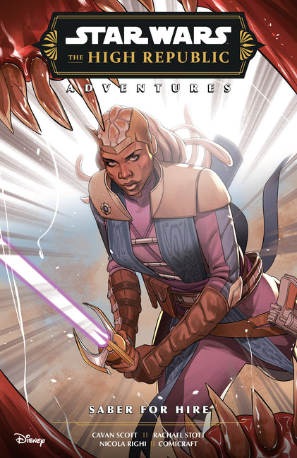 Book cover for Star Wars: The High Republic Adventures Phase III--Saber for Hire
