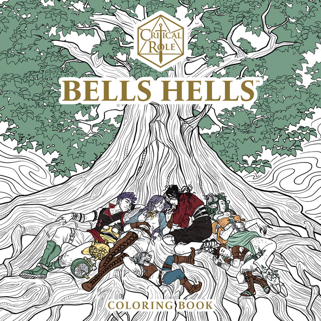 Book cover for Critical Role: Bells Hells Coloring Book