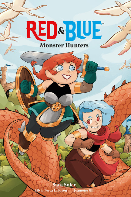Book cover for Red & Blue: Monster Hunters