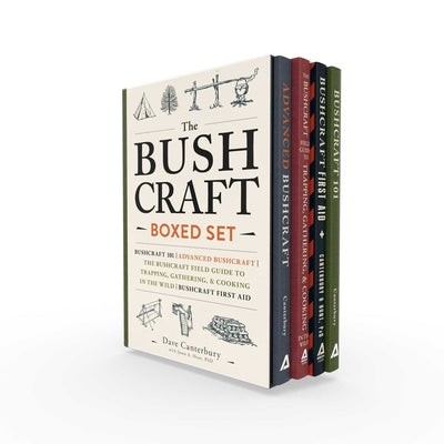 Book cover for The Bushcraft Boxed Set: Bushcraft 101; Advanced Bushcraft; The Bushcraft Field Guide to Trapping, Gathering, & Cooking in the Wild; Bushcraft