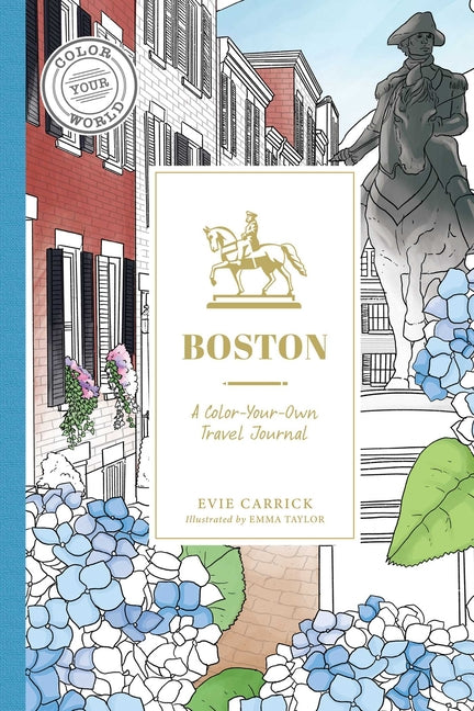 Book cover for Boston: A Color-Your-Own Travel Journal