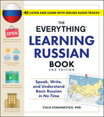 Book cover for Everything Learning Russian Book, 2nd Edition: Speak, Write, and Understand Basic Russian in No Time