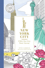 Book cover for New York City: A Color-Your-Own Travel Journal