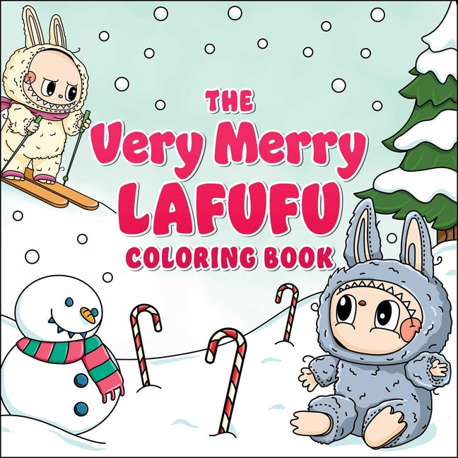 Book cover for Very Merry Lafufu Coloring Book