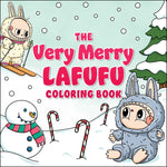 Book cover for Very Merry Lafufu Coloring Book