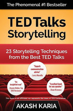 Book cover for TED Talks Storytelling: 23 Storytelling Techniques from the Best TED Talks