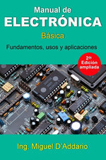 Book cover for Manual de electrónica: Básica