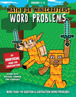 Book cover for Math for Minecrafters Word Problems: Grades 1-2