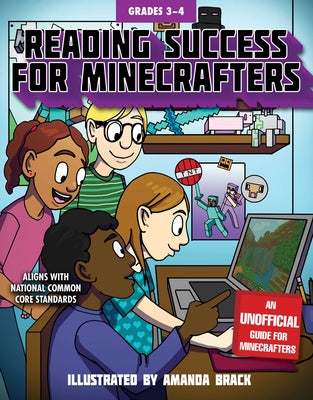 Book cover for Reading Success for Minecrafters: Grades 3-4