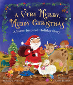 Book cover for Very Merry, Muddy Christmas: A Farm-Inspired Holiday Story