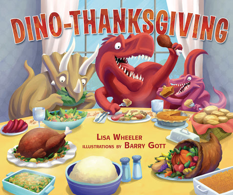Book cover for Dino-Thanksgiving