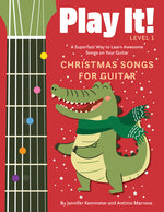 Book cover for Play It! Christmas Songs for Guitar: A Superfast Way to Learn Awesome Songs on Your Guitar