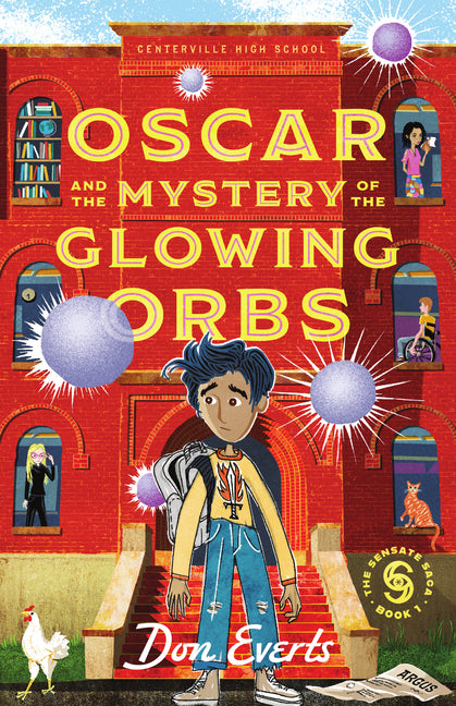 Book cover for Oscar and the Mystery of the Glowing Orbs: The Sensate Saga Book 1