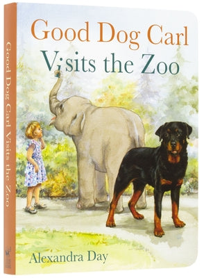 Book cover for Good Dog Carl Visits the Zoo Board Book