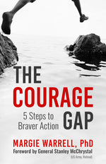 Book cover for Courage Gap: 5 Steps to Braver Action