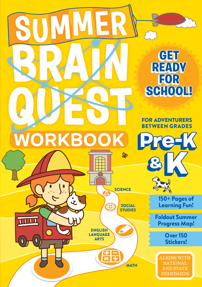 Book cover for Summer Brain Quest: For Adventures Between Grades Pre-K & K
