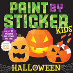 Book cover for Paint by Sticker Kids: Halloween: Create 10 Pictures One Sticker at a Time! Includes Glow-In-The-Dark Stickers