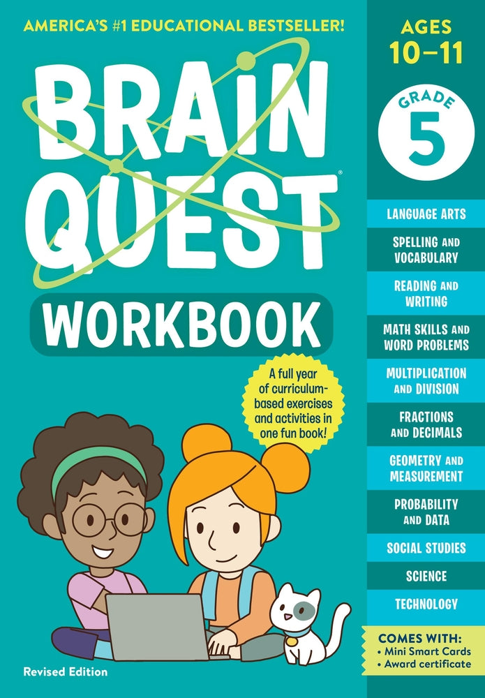 Book cover for Brain Quest Workbook: 5th Grade Revised Edition