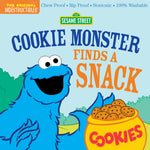 Book cover for Indestructibles: Sesame Street: Cookie Monster Finds a Snack: Chew Proof - Rip Proof - Nontoxic - 100% Washable (Book for Babies, Newborn Books, Safe