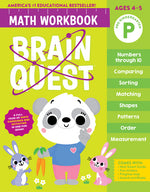 Book cover for Brain Quest Math Workbook: Pre-Kindergarten